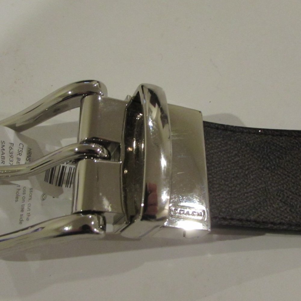 Coach Heritage Signature Belt